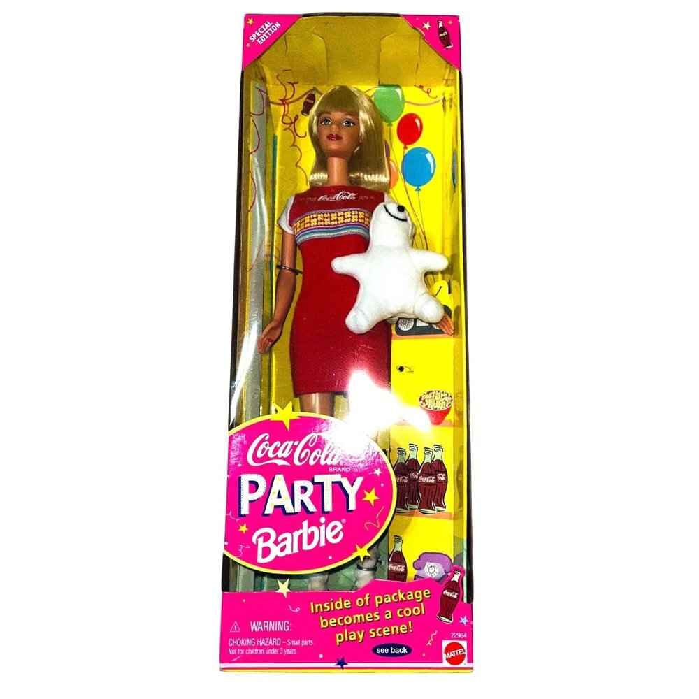Coca-Cola Barbie Special Edition Mattel 1998 Vintage Collectible In Original Box - Picture 1 of 4